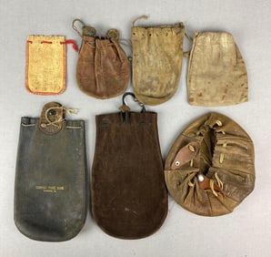 Group of 7 Vintage Marble Bags