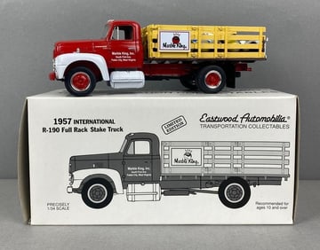 Eastwood Automobilia 1957 International R-190 Full Rack Stake Marble King Truck