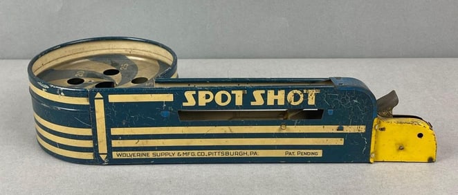 Vintage Wolverine Spot Shot Tin Marble Game