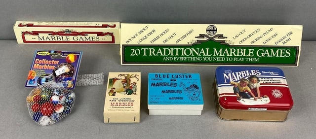 Group of 4 Marble Games and More