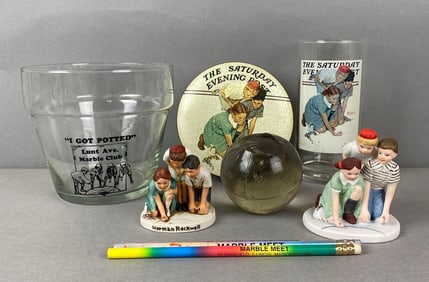 Group of Marble Items