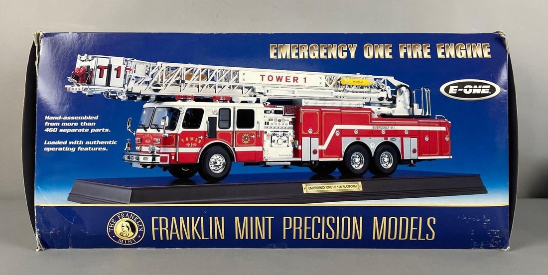 Franklin Mint Emergency One Die-Cast Fire Engine