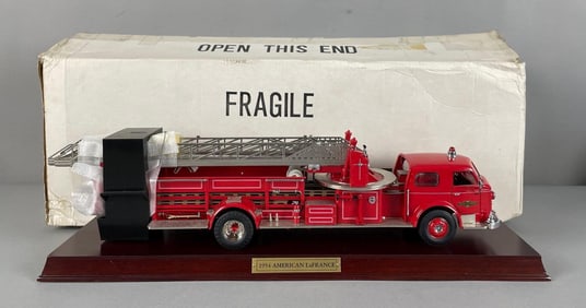 Franklin Mint 1954 American La France Die-Cast Fire Engine