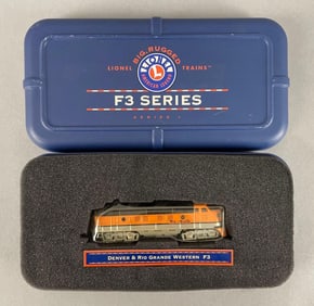 Lionel HO Scale Denver and Rio Grande Western F3 Diesel Locomotive