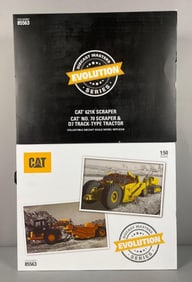 Diecast Masters Evolution Series Caterpillar Scraper Tractor Set