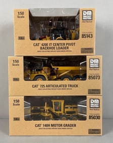 Group of Diecast Masters Caterpillar Construction Equipment