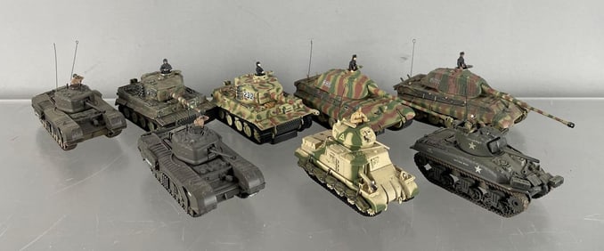 Group of Unimax Die-Cast Military Tanks