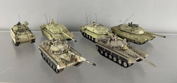 Group of Unimax Die-Cast Military Tanks
