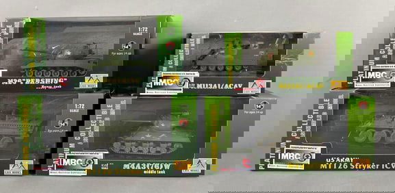 Group of MRC Ground Armor Die-Cast Military Tanks