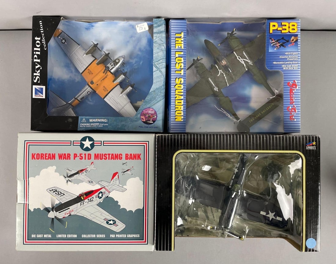 Group of Die-Cast Fighter Planes (1 of 2)