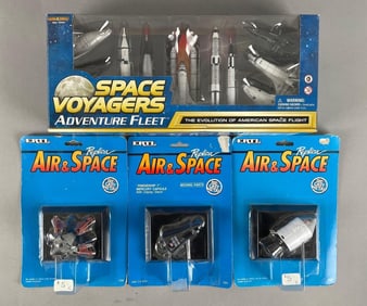 Group of Ertl Air and Space Die-Cast Vehicles