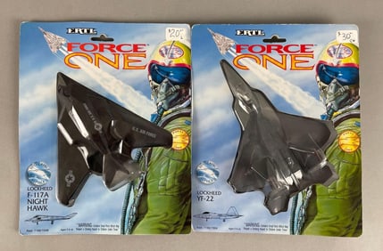 Group of 2 Ertl Force One Die-Cast Fighter Planes