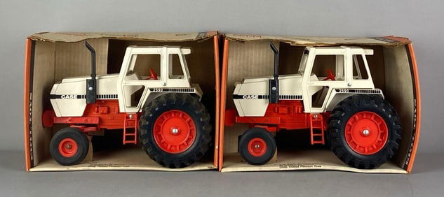 Group of 2 ERTL Case Die-Cast 2590 Tractors