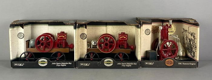 Group of 3 ERTL Die-Cast Vintage Gasoline Engines