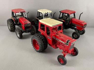 Group of Case International Pressed Steel Tractors