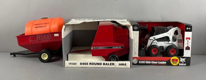 Group of Ertl Pressed Steel Implements