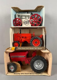 Group of Ertl Die-Cast Tractors