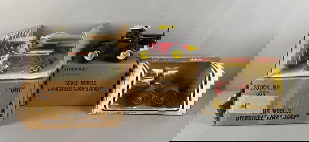 Group of Die-Cast Tractors