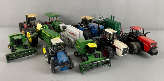 Group of Die-Cast and Cast Iron Tractors