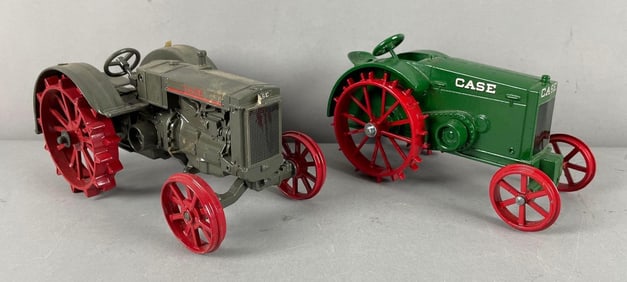 Group of 2 Die-Cast Early Case Tractors