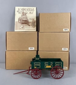 Group of John Deere Die-Cast Wagons