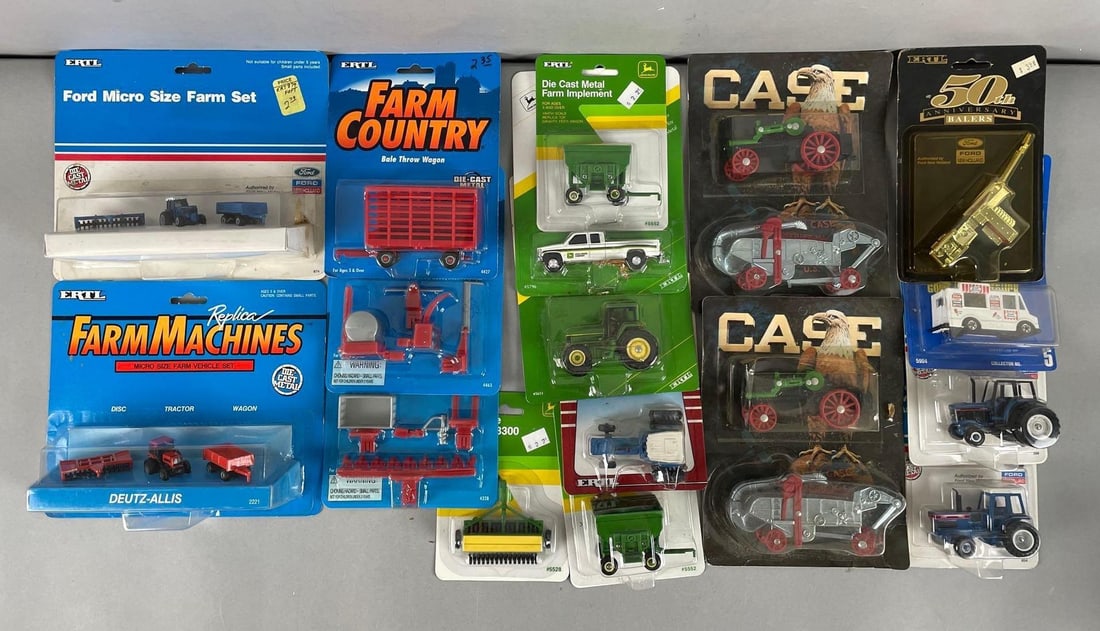 Group of Ertl Die-Cast Farm Machines (1 of 3)