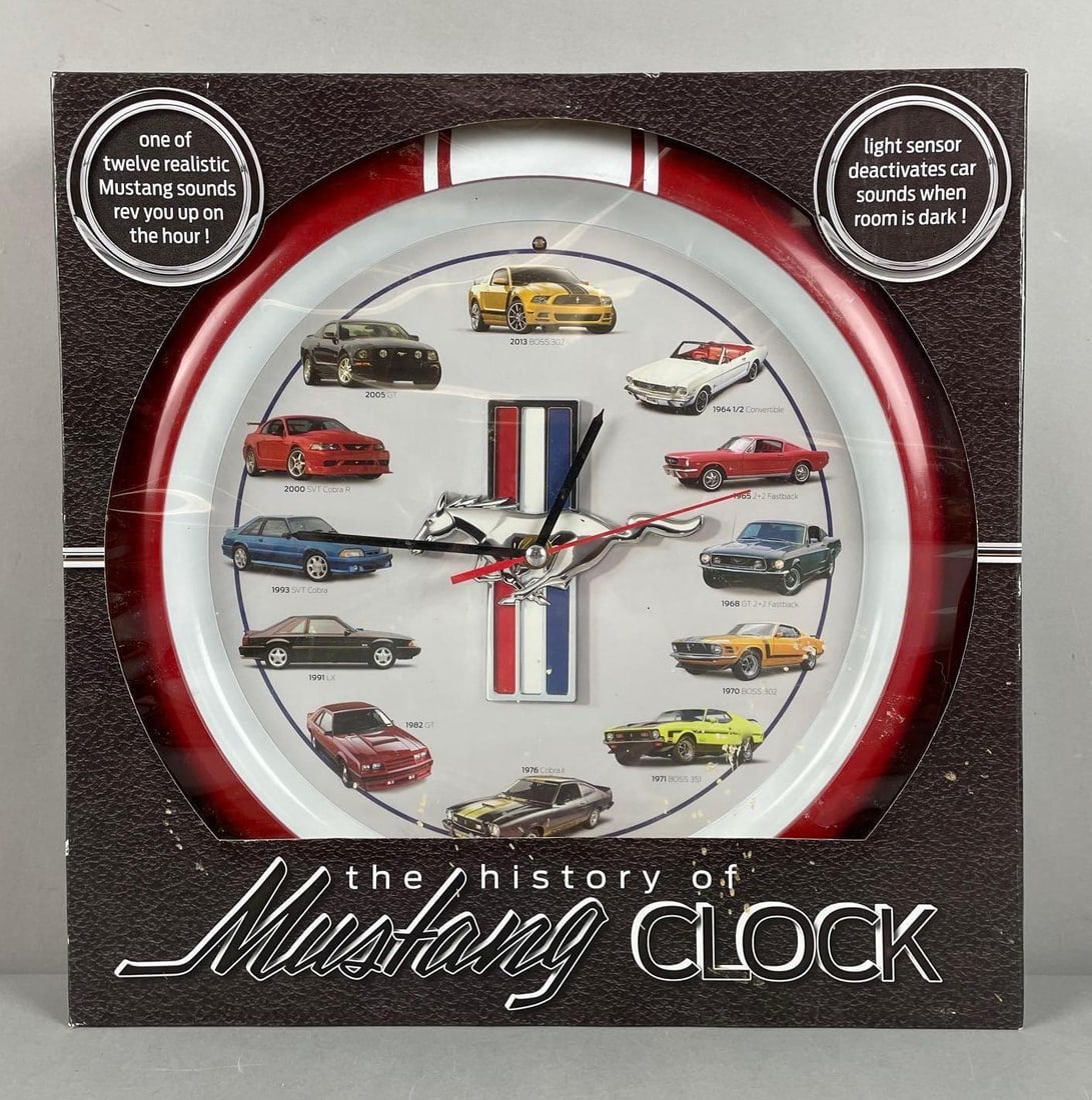 History of the Ford Mustang Wall Clock (1 of 2)