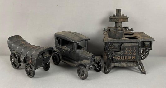 Group of Cast Iron Miniatures