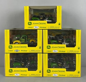 Group of Gearbox John Deere Die-Cast Pickup Trucks