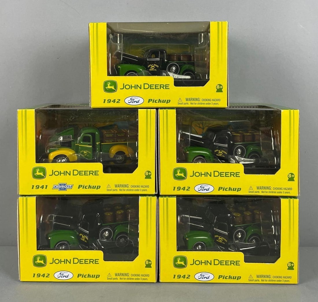 Group of Gearbox John Deere Die-Cast Pickup Trucks (1 of 2)