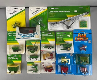 Group of Ertl Die-Cast Farm Equipment