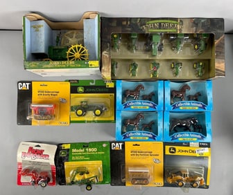 Group of Ertl Die-Cast Farm Equipment