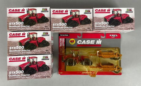 Group of RC2 Case STX500 Quadtrac Die-Cast Tractors