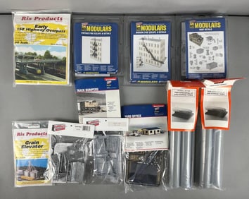 Group of HO Scale Model Kits