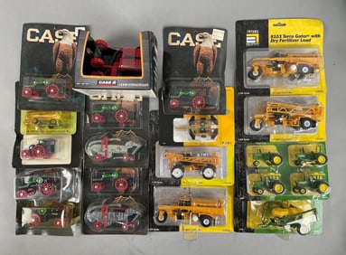 Group of Die-Cast Farm Machinery