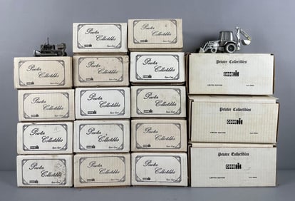 Group of Case Spec-Cast Pewter Collectibles