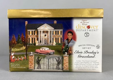 2000 Department 56 Elvis Presley Graceland Porcelain Building
