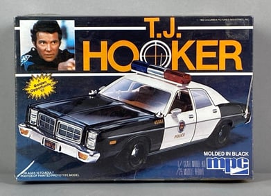 MPC TJ Hooker Television Police Car Plastic Model Kit