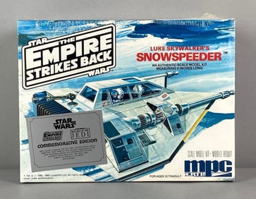 ERTL MPC Star Wars TESB Luke Skywalkers Snowspeeder Plastic Model Kit