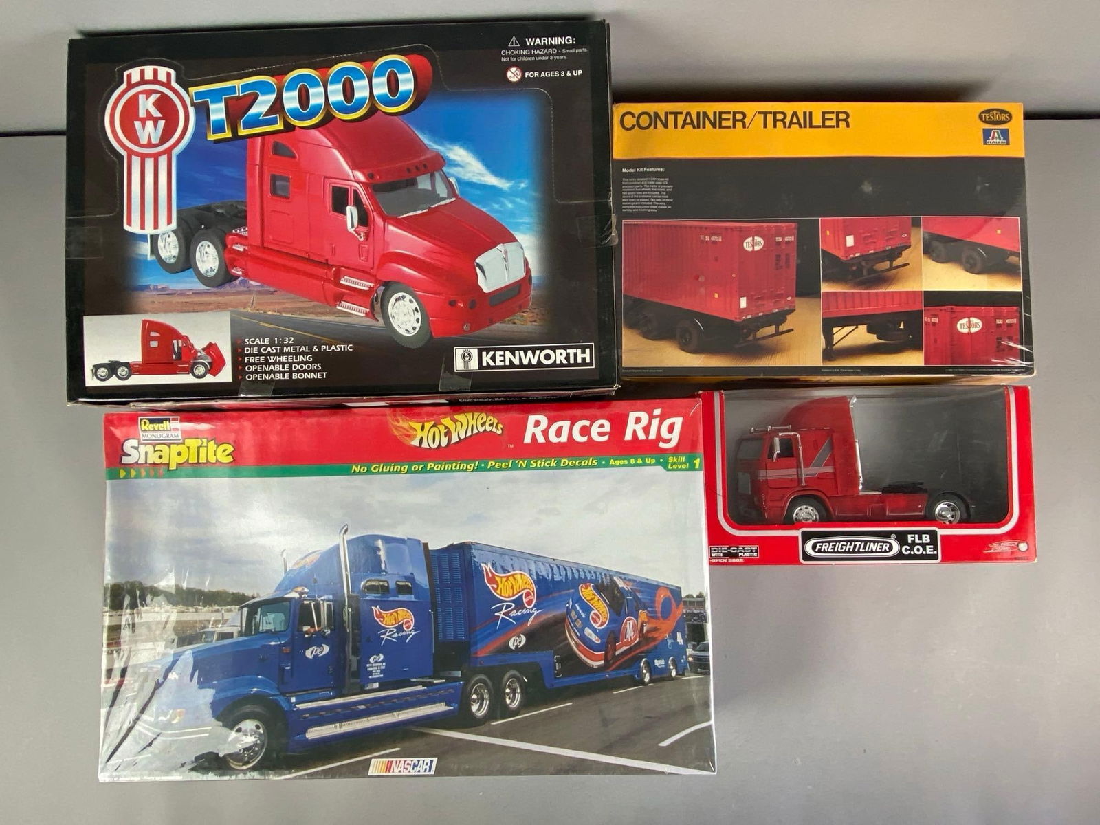 Group of Semi Truck and Trailer Models (1 of 3)