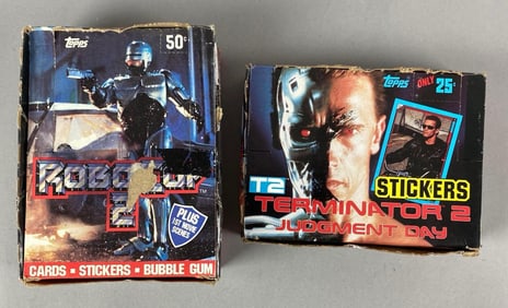Group of 2 Pop-Culture Trading Card Boxes