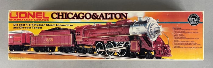 Lionel O Scale C and A 4-6-4 Hudson Steam Locomotive and Tender