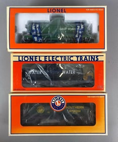 Group of 3 Lionel O Scale Tank Cars