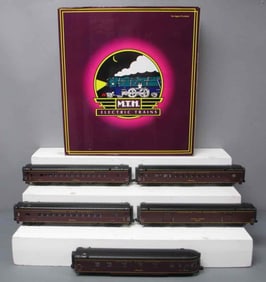 M.T.H Trains 70? Scale Streamlined Passenger Car Set