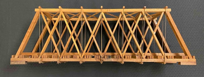 G Scale Howe Truss Bridge Model