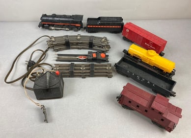 Lionel O Gauge Post War 250 Columbia 2-4-2 Locomotive Set