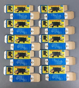 Group of 10 Matchbox F Type Boxes