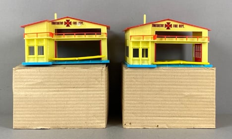 Group of 2 1968 TootsieToy Fire Dept Playset