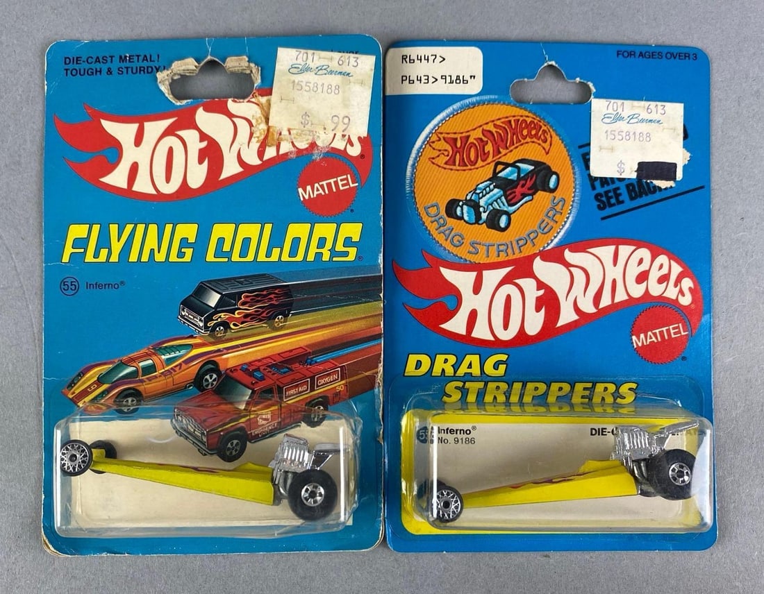 Group of 2 1970s Mattel Hot Wheels No. 55 Inferno (1 of 2)