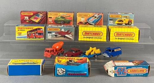 Group of Assorted Matchbox Die-Cast Vehicles